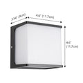 Luvano AeroCube LED Wandleuchte außen Würfel