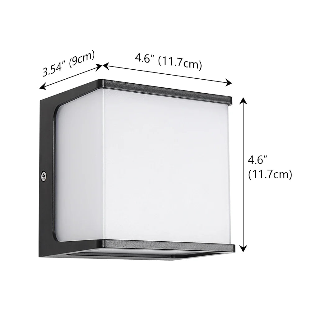 Luvano AeroCube LED Wandleuchte außen Würfel