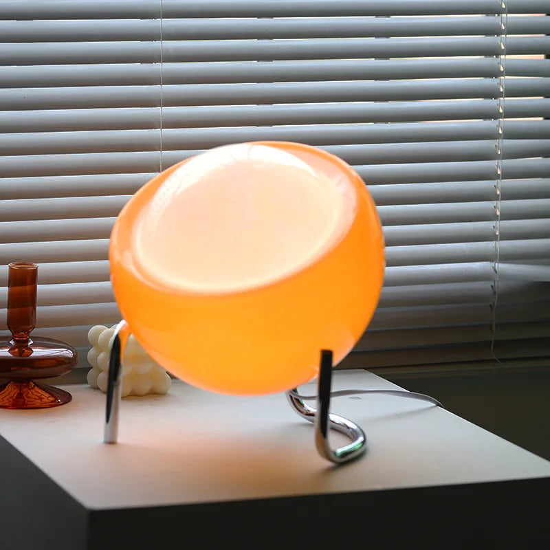 Luvano Tischleuchte Glas Bauhaus Retro Nordic