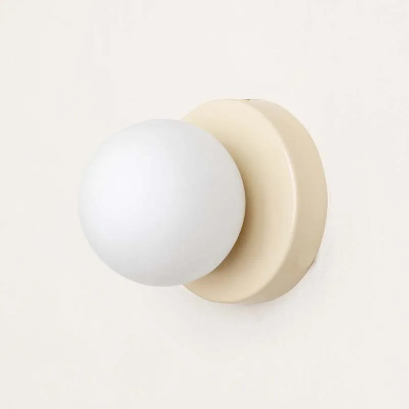 Luvano Macaron LED Wandleuchte Buntglas