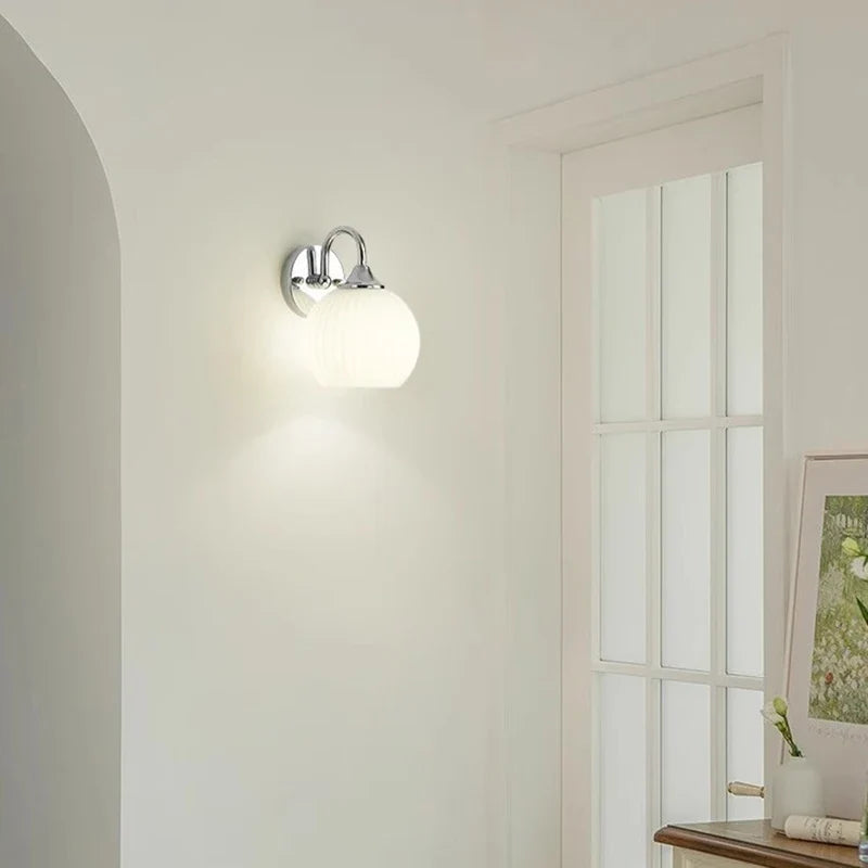 Luvano Quashion Wandleuchte Chrom minimalistisch