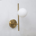 Luvano Astra Wandleuchte 2 Kugeln gold modern
