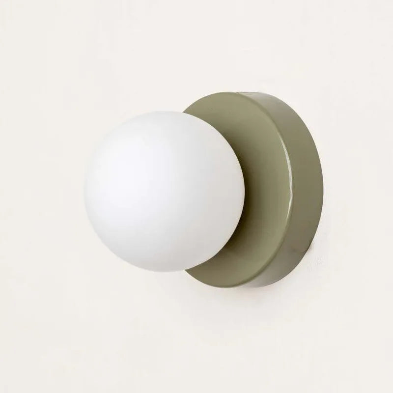 Luvano Macaron LED Wandleuchte Buntglas