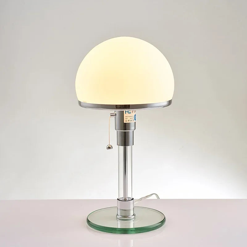 Luvano Tischleuchte Bauhaus Glas Designerleuchte