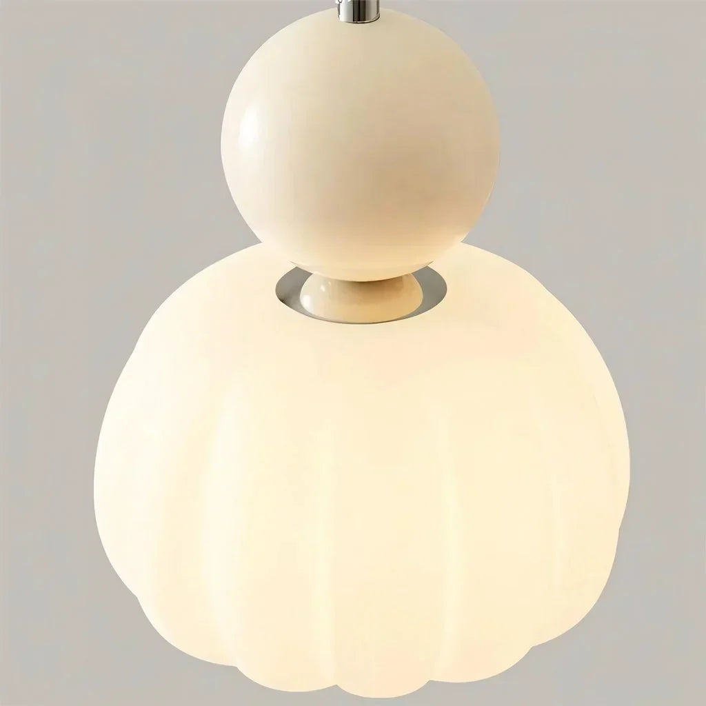 Luvano LED Pendelleuchte Kürbisform Nordic