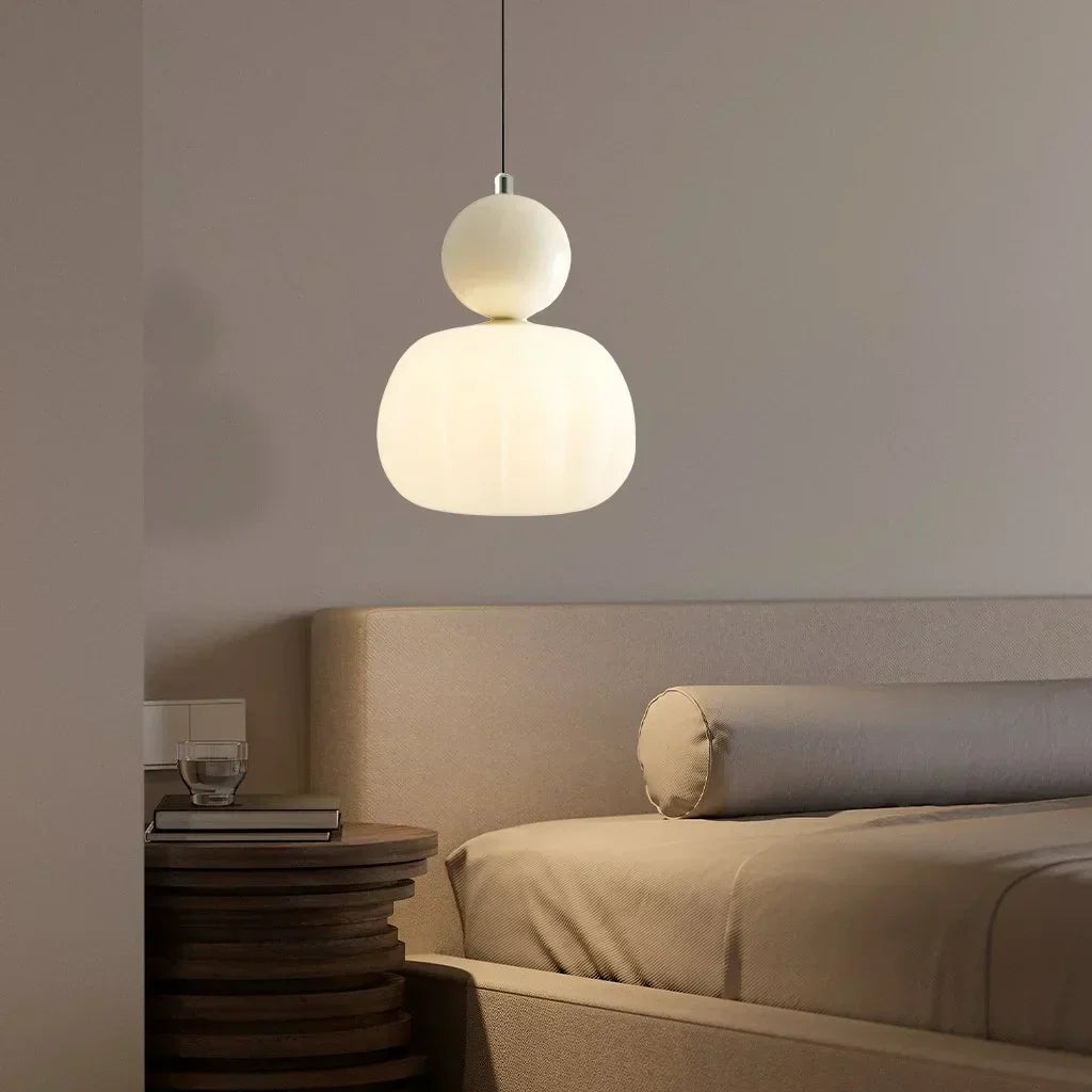Luvano LED Pendelleuchte Kürbisform Nordic