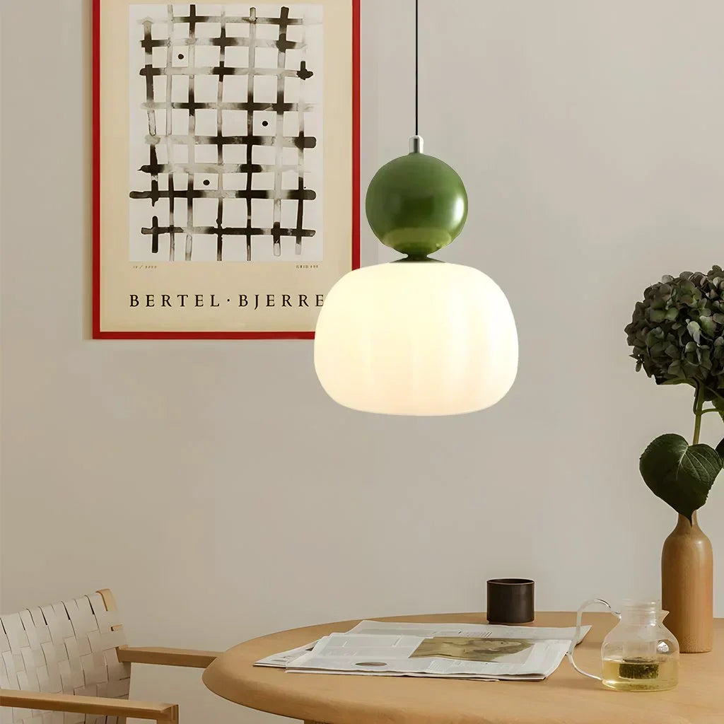 Luvano LED Pendelleuchte Kürbisform Nordic
