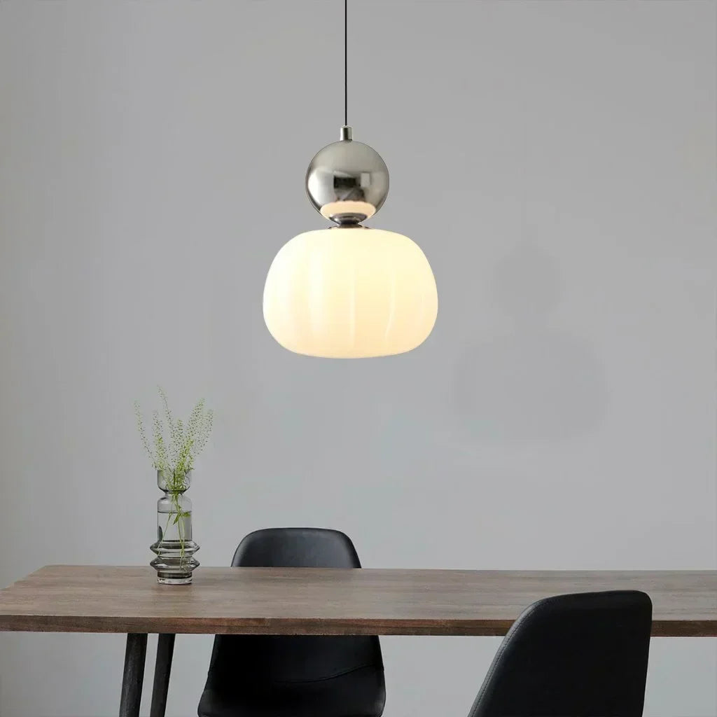 Luvano LED Pendelleuchte Kürbisform Nordic