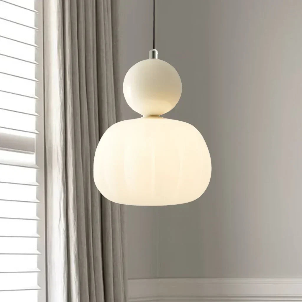 Luvano LED Pendelleuchte Kürbisform Nordic