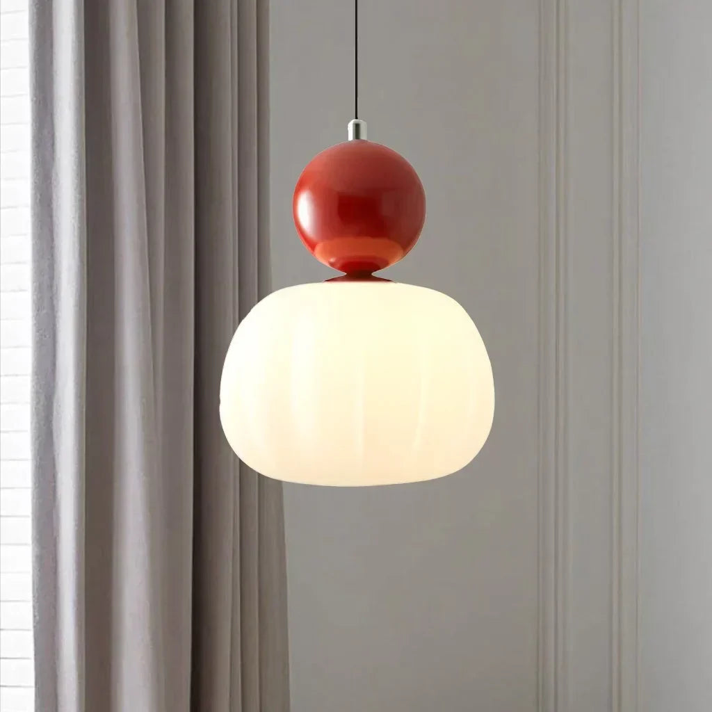 Luvano LED Pendelleuchte Kürbisform Nordic