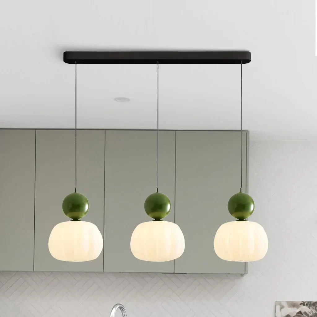 Luvano LED Pendelleuchte Kürbisform Nordic