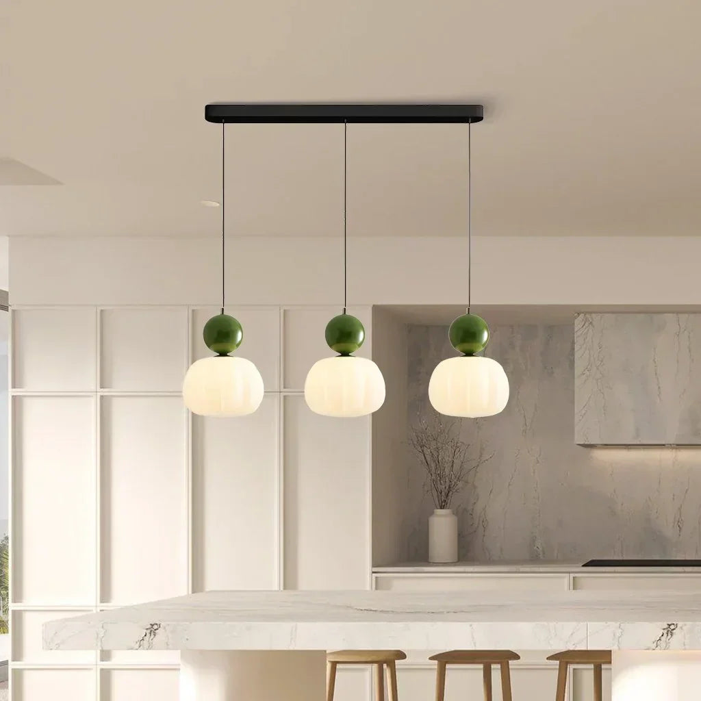 Luvano LED Pendelleuchte Kürbisform Nordic