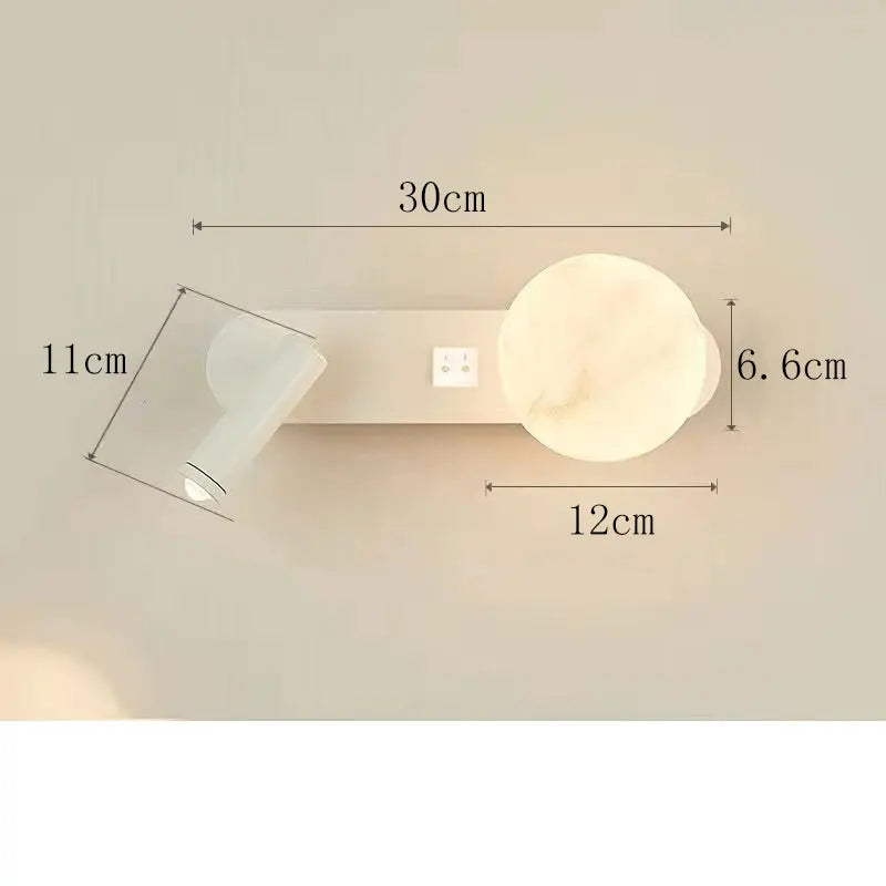 Luvano LunarBeam Wandleuchte 2 flammig Nordic