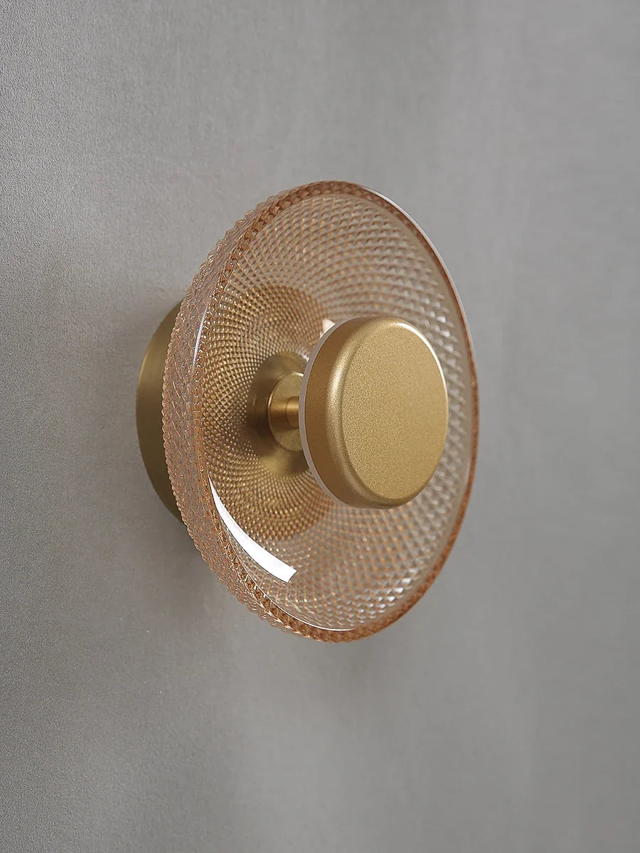 Luvano LED Wandleuchte Buntglas Scheibe Deko