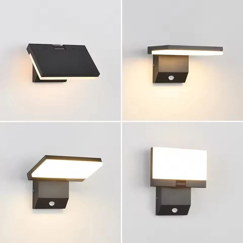 Luvano LumiFold Wandleuchte außen IP65 Sensor