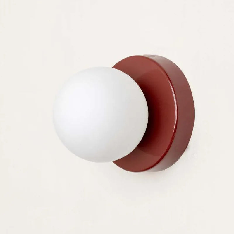 Luvano Macaron LED Wandleuchte Buntglas