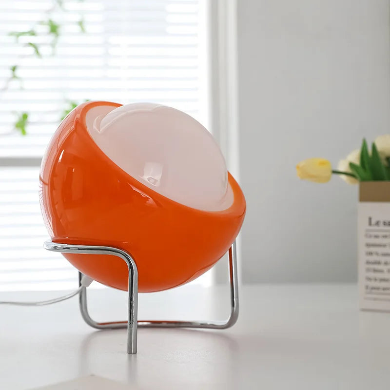 Luvano Tischleuchte Glas Bauhaus Retro Nordic