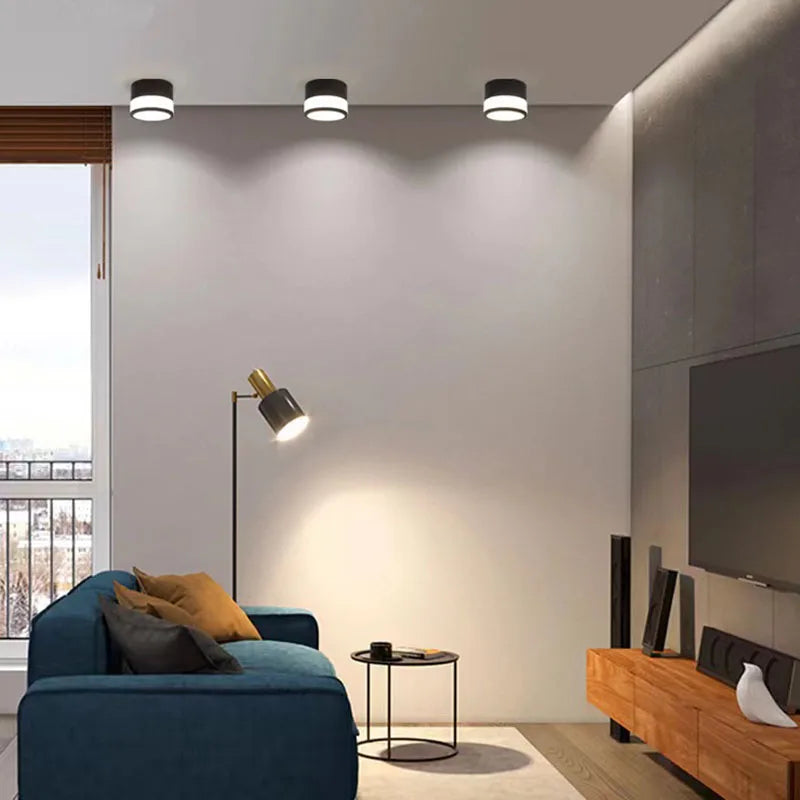 Luvano LED Downlight Aufbau 9W 15W Nordic