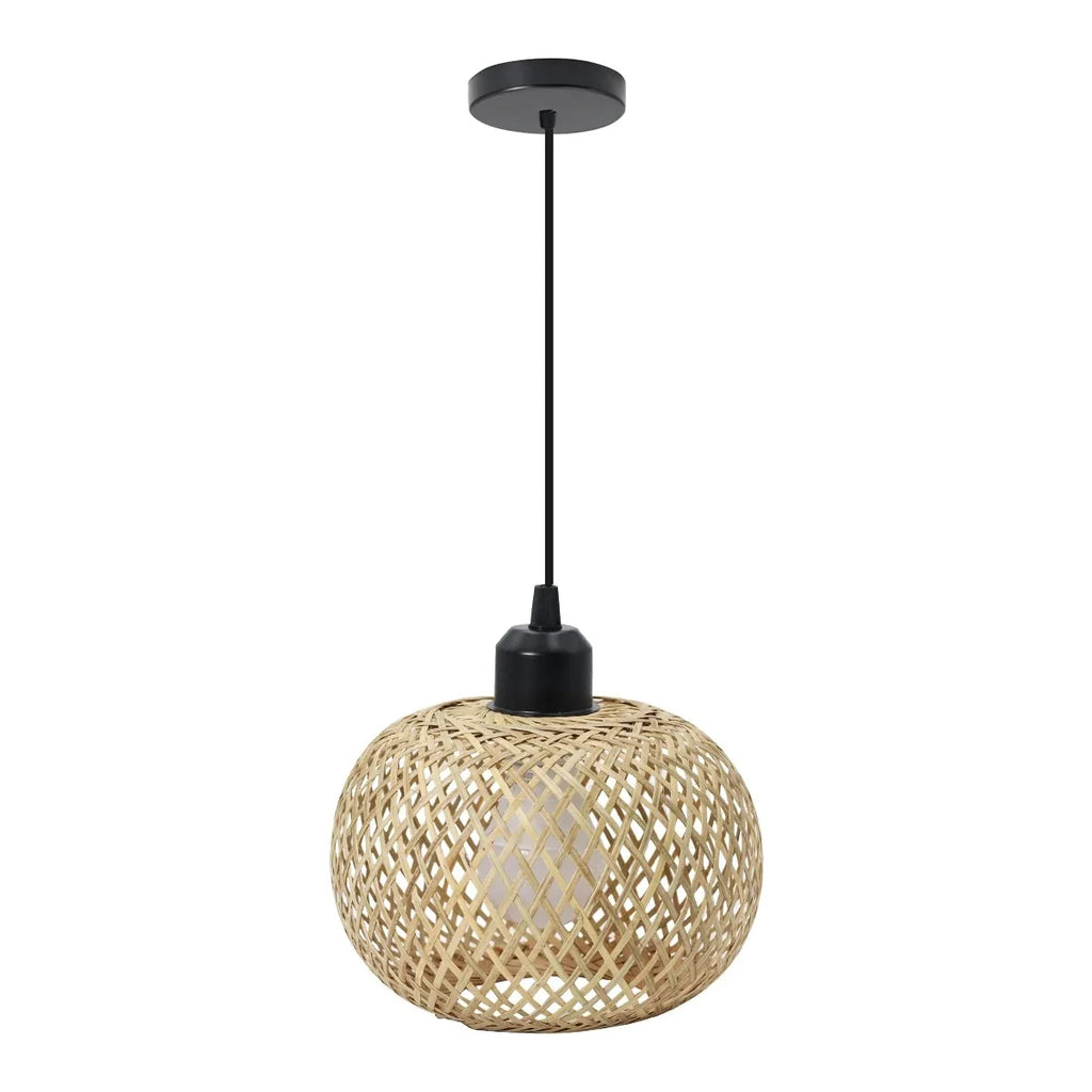 Luvano Natura Deckenleuchte Bambus Rattan LED