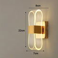 Luvano LED Wandleuchte Aluminium Nordic Deko