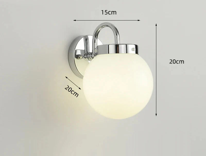 Luvano Quashion Wandleuchte Chrom minimalistisch