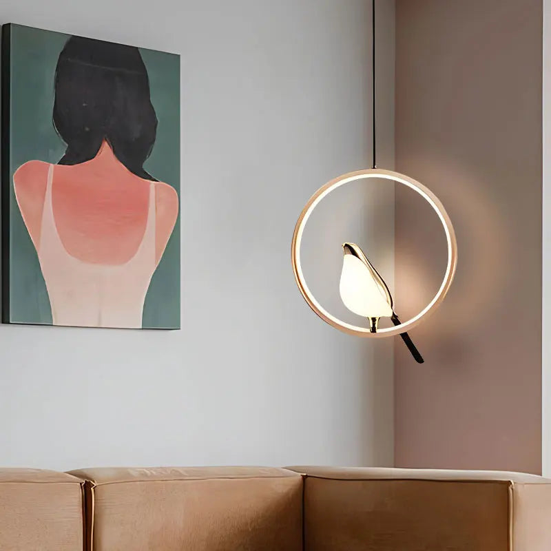Luvano Magpie LED Pendelleuchte Vogel Nordic