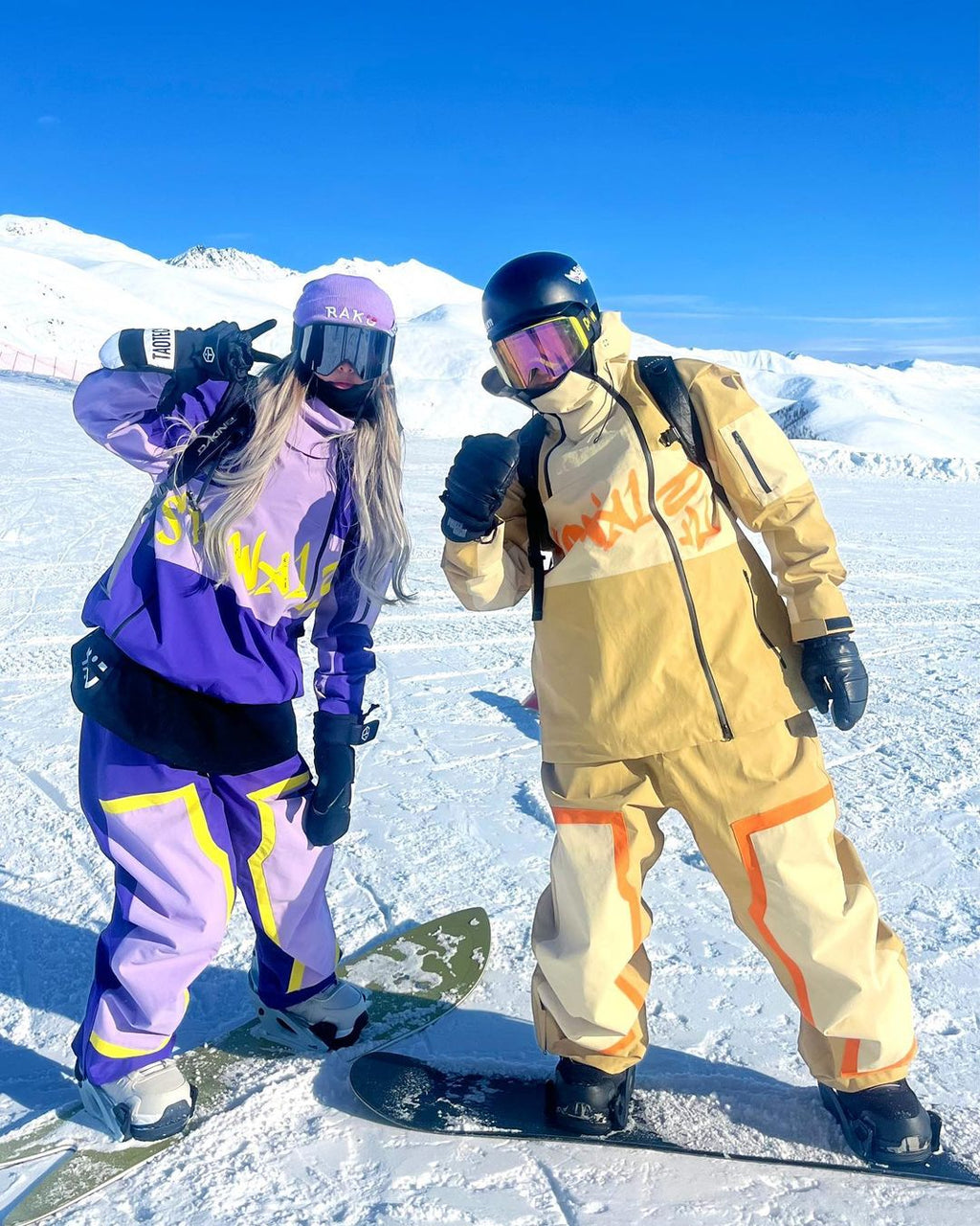 Snowall Unisex Mountain Crew wasserdichte Snowboardanzüge für Damen