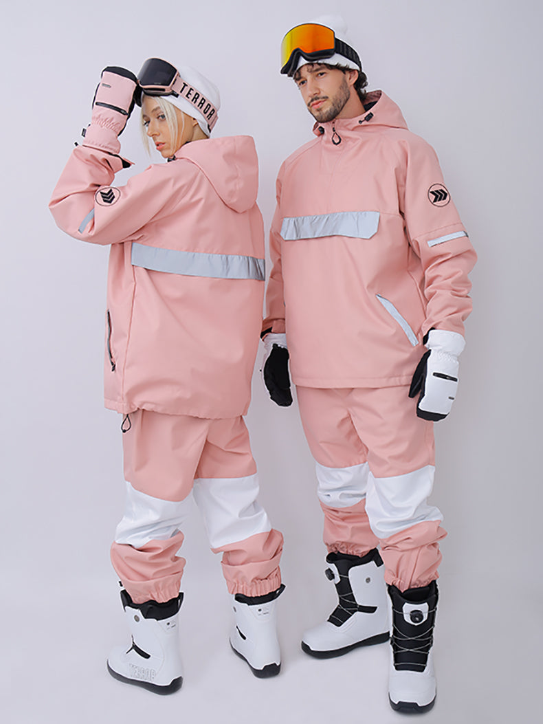 Snowverb Alpine Ranger Schneeanzug-Sets für Herren mit reflektierenden Streifen