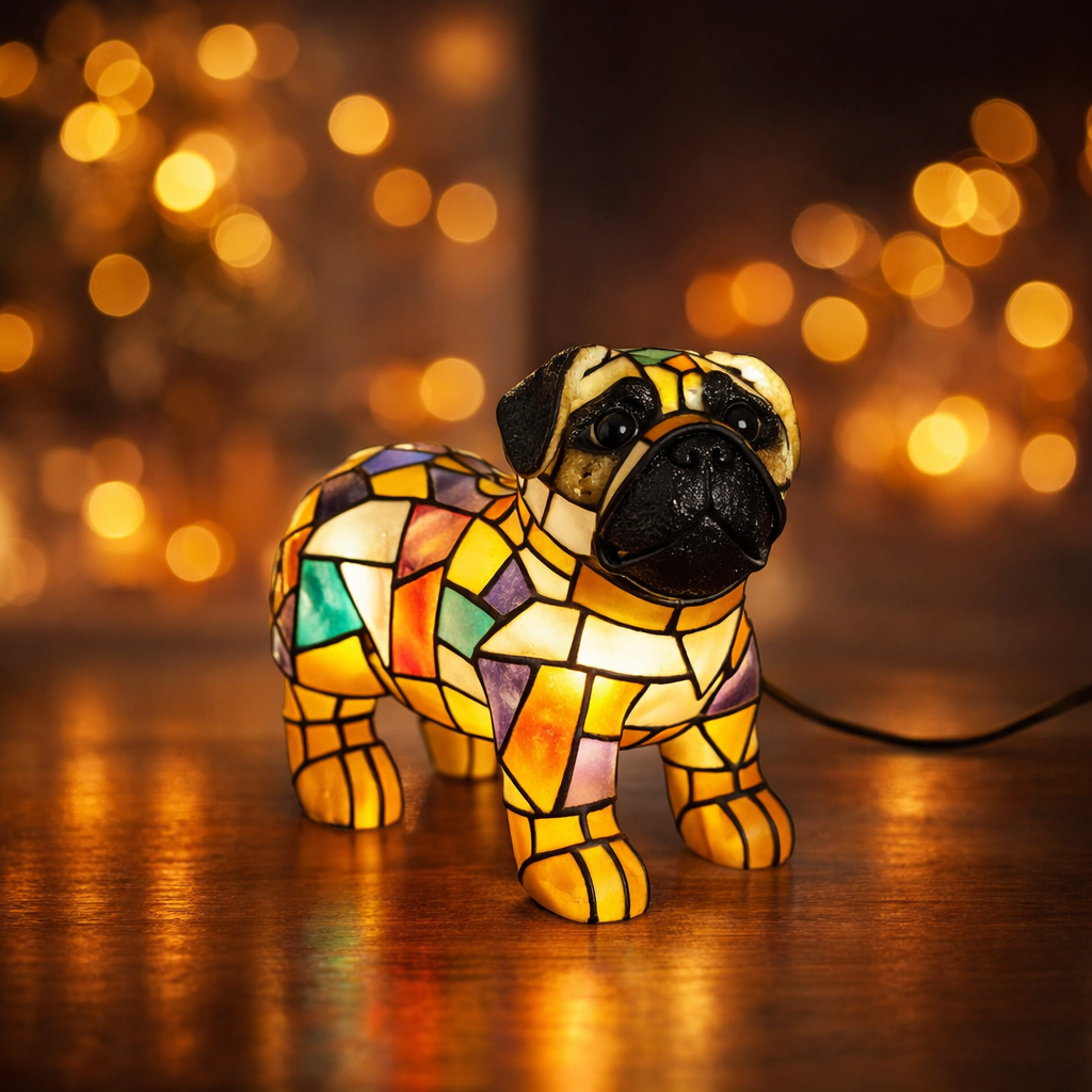 Luvano Tischleuchte Hund Figur Akzentlicht