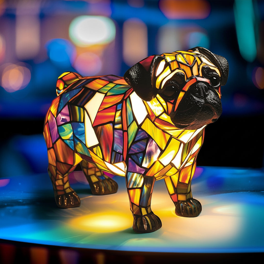 Luvano Tischleuchte Hund Figur Akzentlicht