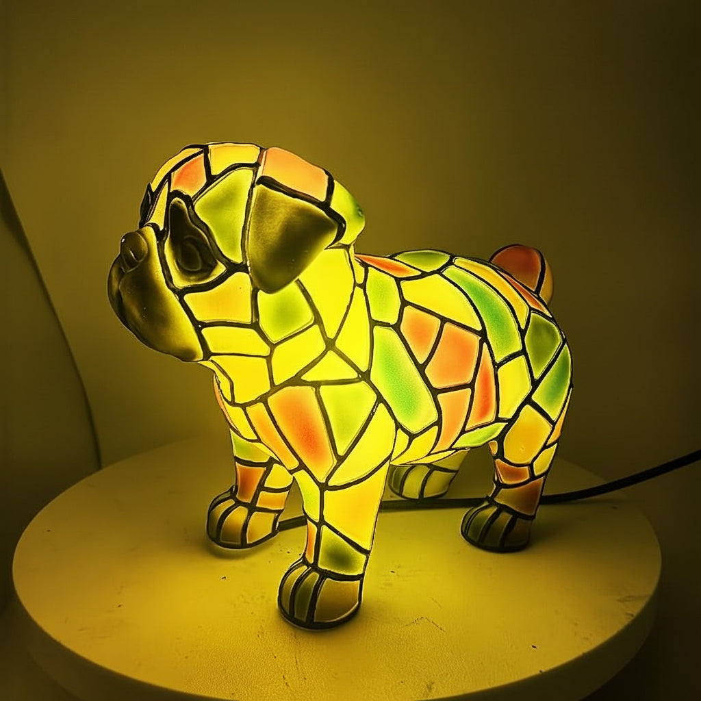 Luvano Tischleuchte Hund Figur Akzentlicht