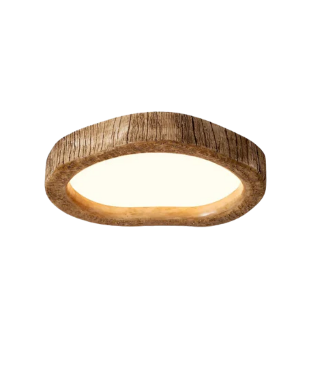 Luvano Le Halo Bois Deckenleuchte Holzoptik LED