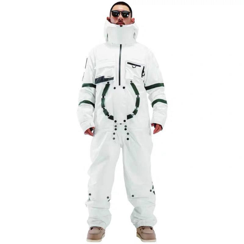 PINGUP NASA-Raumstation-Einteiler-Snowboardanzüge für Herren