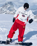 Snowall Unisex Mountain Star wasserdichte Anorak-Snowboardjacke für Herren