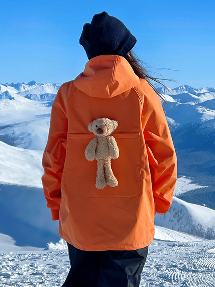 Renchill BearHug Kuscheliger Fleece-Oversize-Schneehoodie für Damen