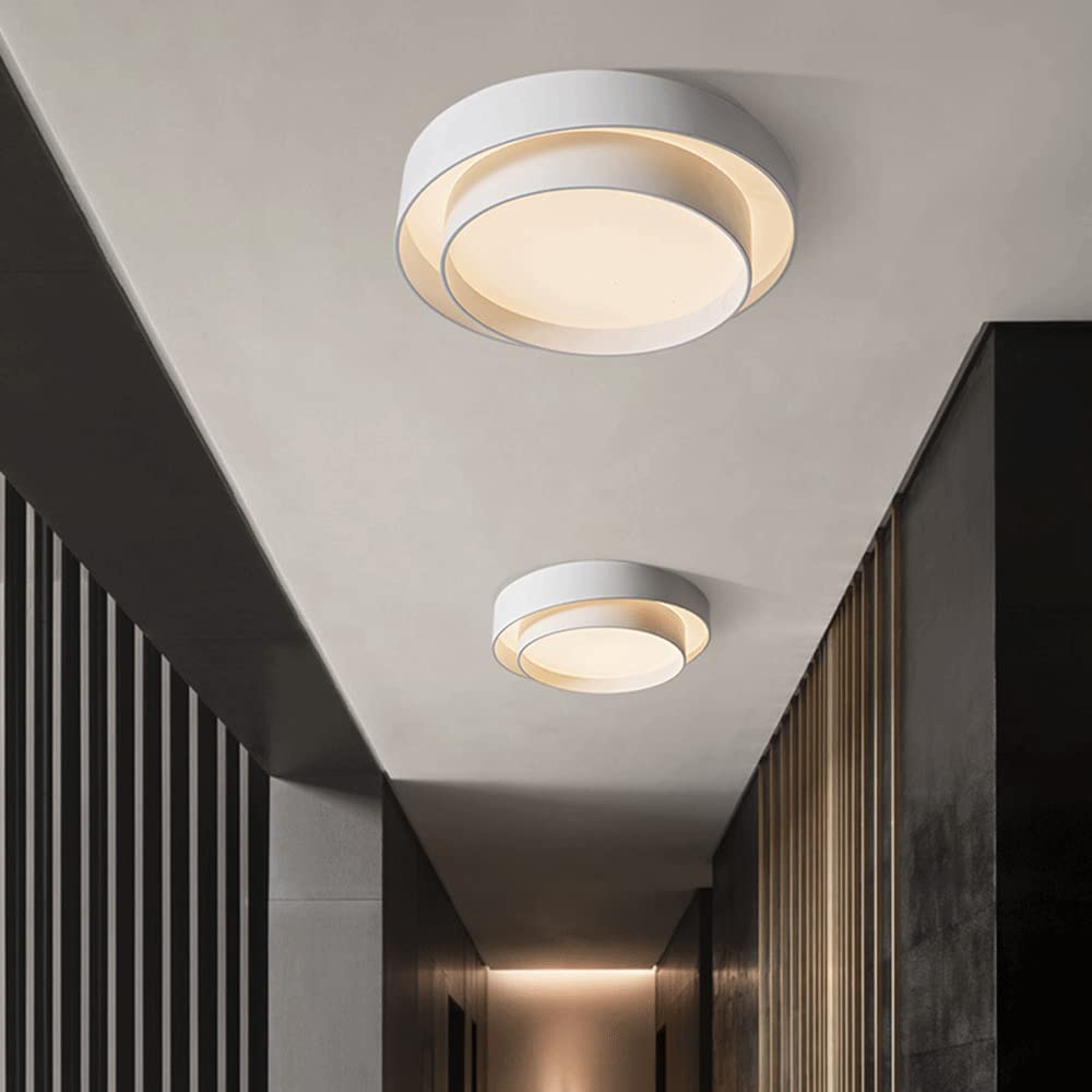 Luvano LED Deckenleuchte rund Nordic minimalistisch