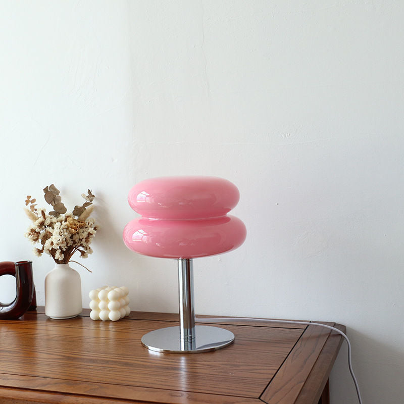 Luvano Tischleuchte Glas Retro Designerleuchte