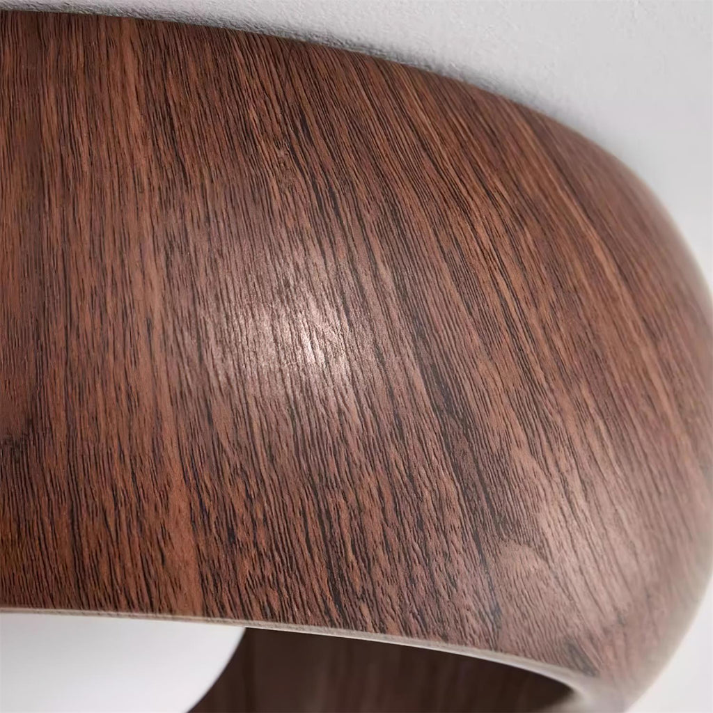 Luvano Albanora Deckenleuchte Holz LED minimal