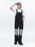 Herren High Experience Color Block Taillengürtel Snowboardhose Ski Latzhose