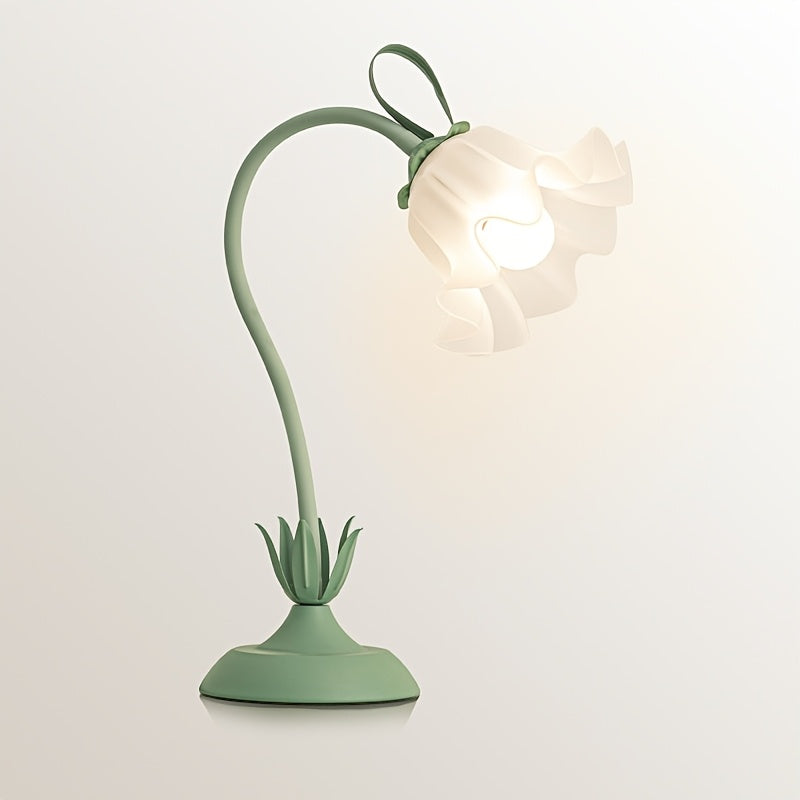 Luvano Tischleuchte floral USB Akzentlicht