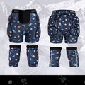 Nandn Little Explorer Professionelles Schnee-Hüft- und Knieschoner-Set für Kinder