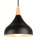 Luvano Pendelleuchte Tropfen Metall Holz modern