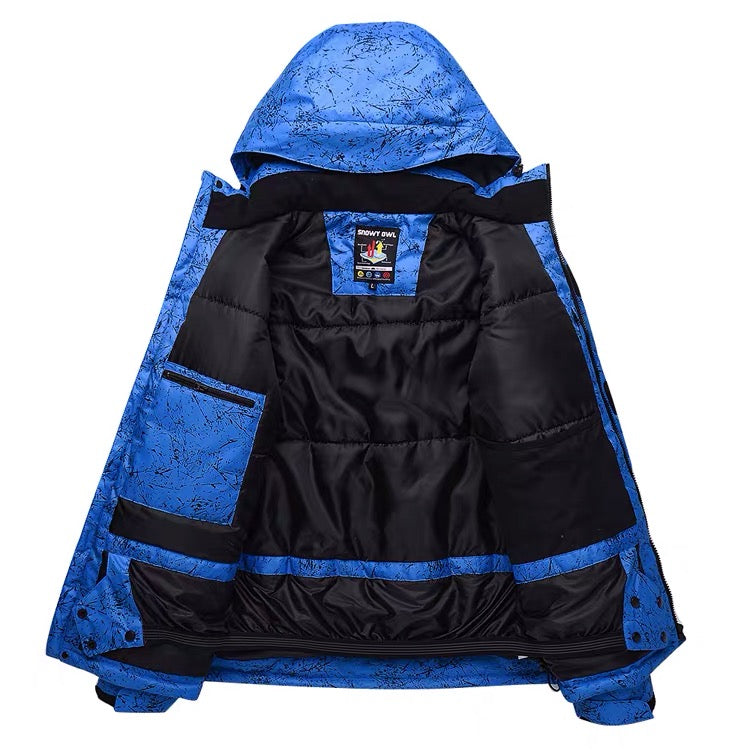 Wasserdichte Skijacke mit Kapuze, Modell Snowy Owl Mountain Ice Breaker, für Damen und Unisex