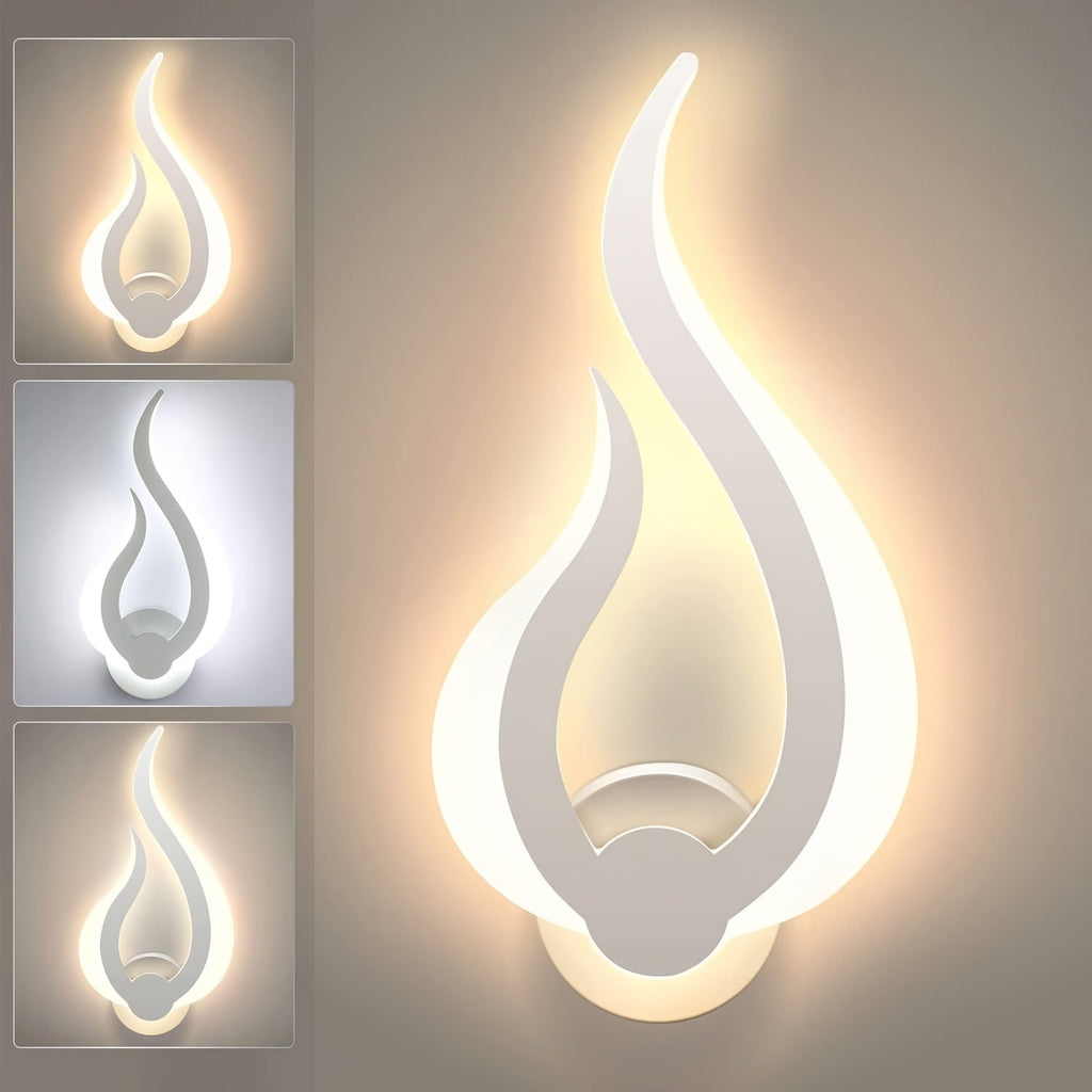 Luvano Wandleuchte Flamme LED warmweiß