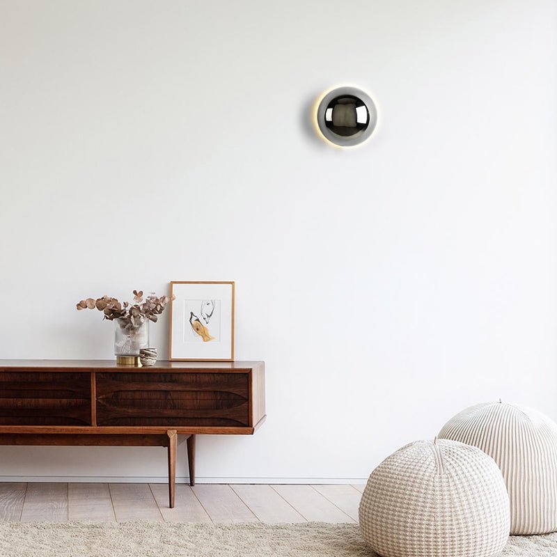 Luvano Bauhaus Eclipse Wandleuchte gold Design