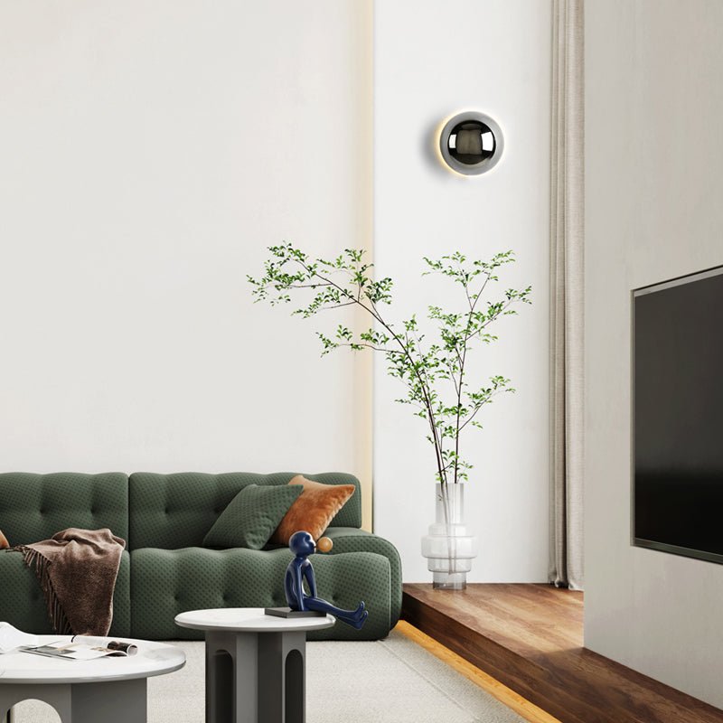 Luvano Bauhaus Eclipse Wandleuchte gold Design
