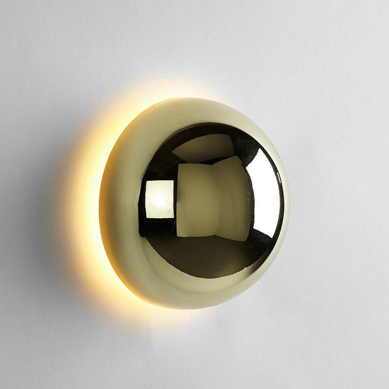 Luvano Bauhaus Eclipse Wandleuchte gold Design