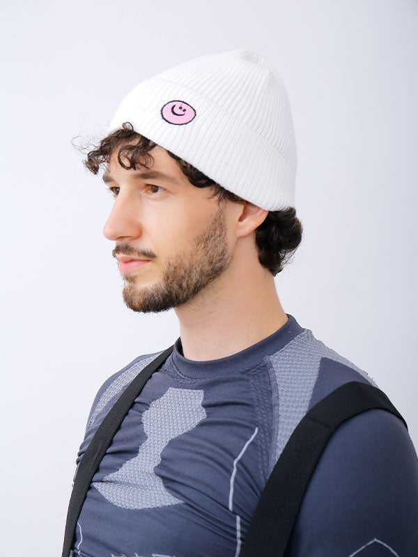 Snowverb Unisex Häkelstrick-Haarball-Schneemütze Snowboardmütze