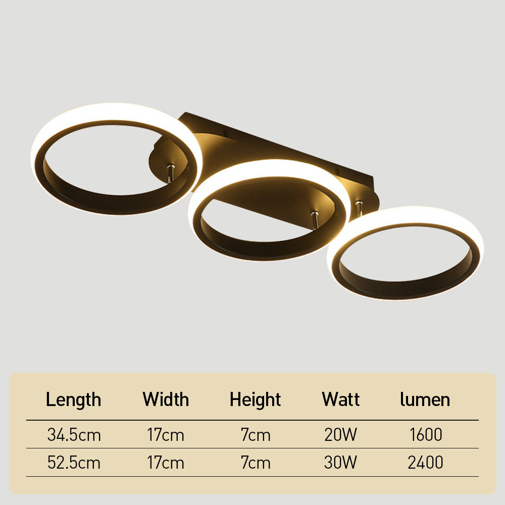 Luvano LED Deckenleuchte modern schlicht flach