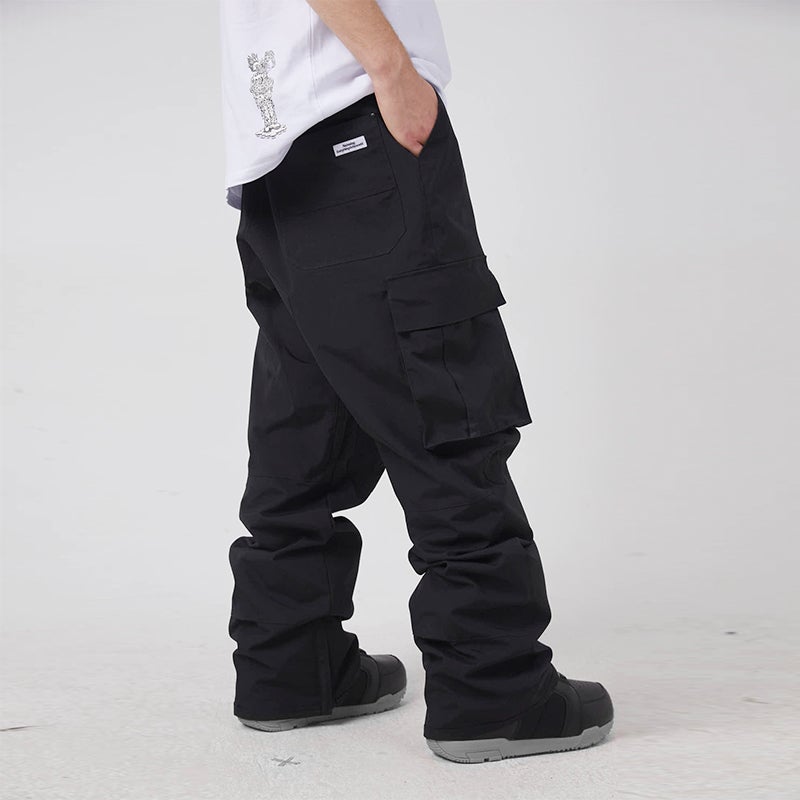 Nobaday Herren Cargo Winter Outdoor Schneehose